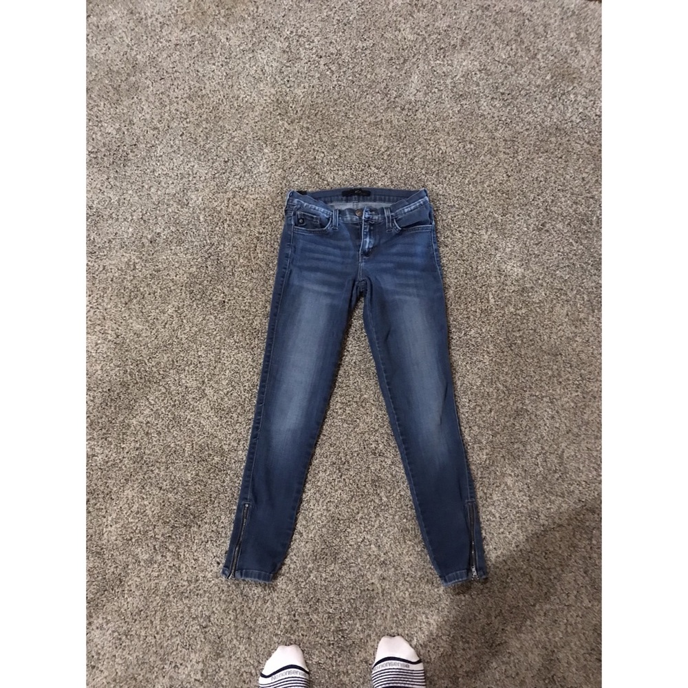 Kancan Jeans with bronze zipper detail